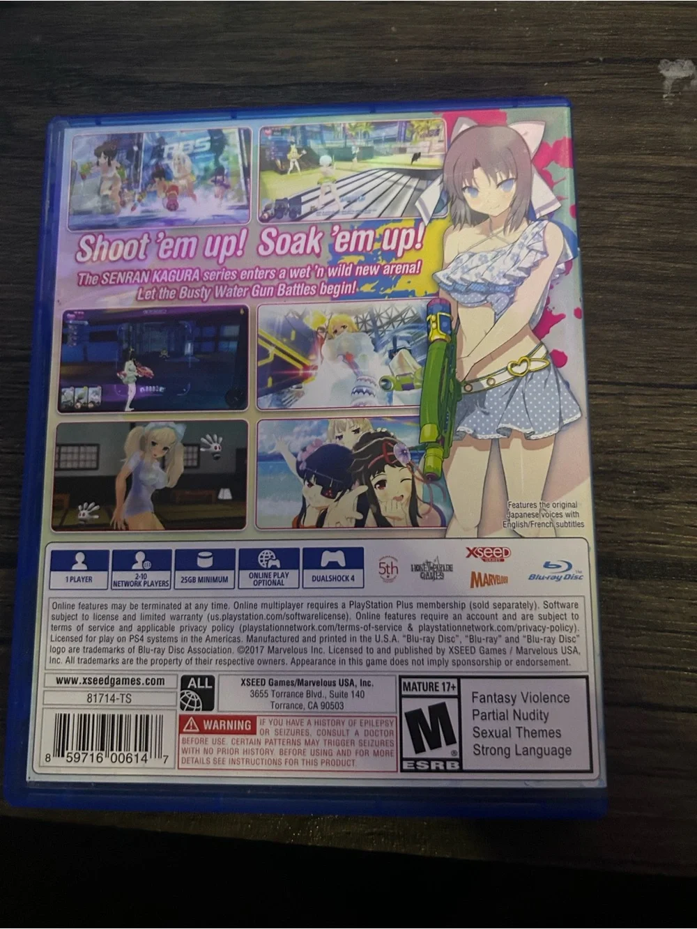 COMPLETE Senran Kagura Peach Beach Splash (Sony PlayStation 4, 2017) PS4